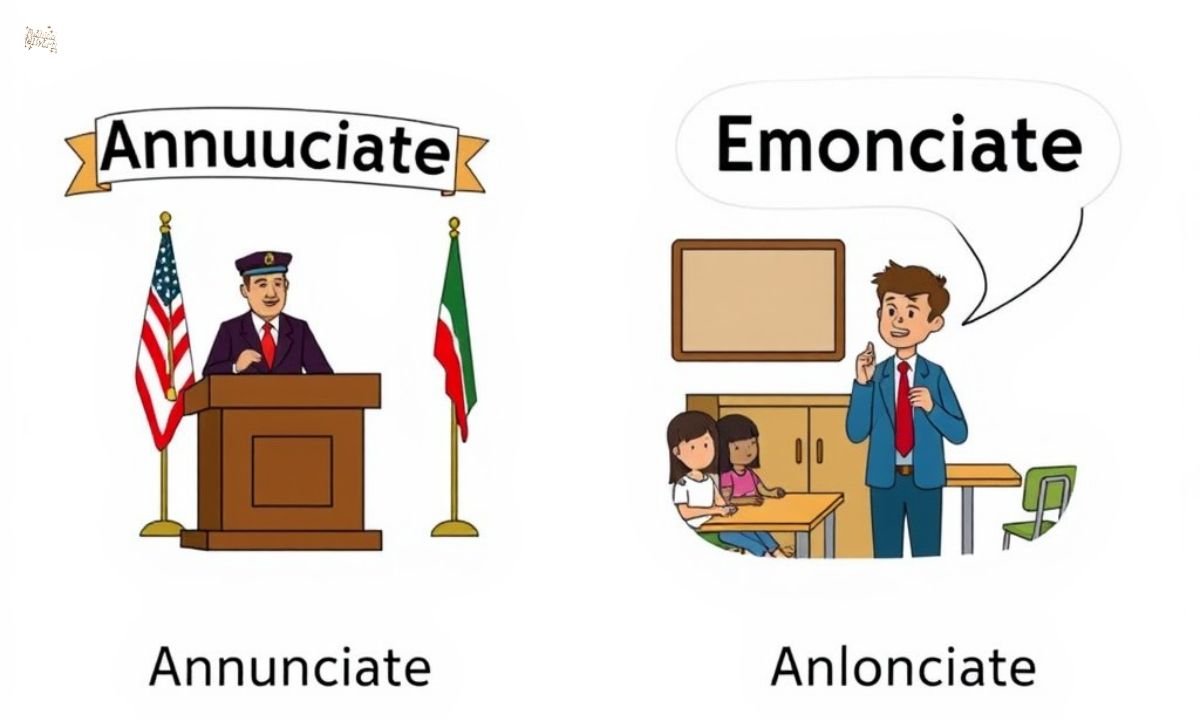 Annunciate vs Enunciate? What’s the Difference?