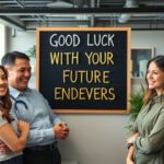 Is It Correct to Say “Good Luck with Your Future Endeavors”?